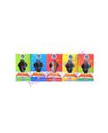 Kungu Fu Panda (White, yellow, green, red, red &  green)