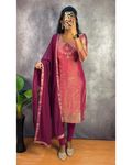 Space silk kurti  with dupatta