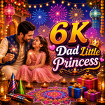 6K Dad's little princess 52 Qty