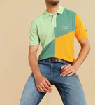 Color Block Polo