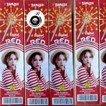 10 Cm Crackling Red (10 Pcs)