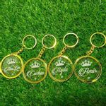 Glass with Goldkeychain