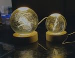 Crystal Solar System Lamp