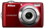 Nikon COOLPIX L24 14 MP Digital Camera with 3.6x NIKKOR Optical Zoom Lens and 3-Inch LCD (Red)