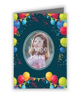 Oval Frame Greeting Card