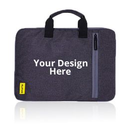 Grey Customized Alifiya Laptop Sleeve Cover