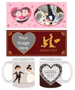 Wedding Design Customized White Mug