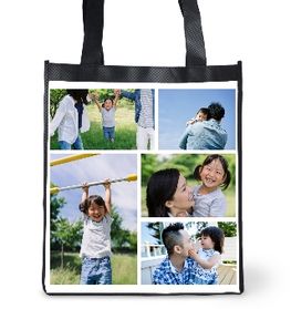 Collage Reusable Grocery Tote Bag