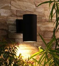 Black Metal Outdoor Wall Light