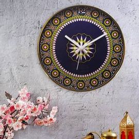 Brown Wooden Wall Clock