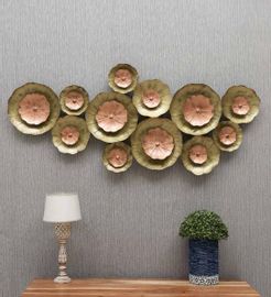 Iron Round Wall Art In Multicolour