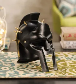 Black Metal Helmet