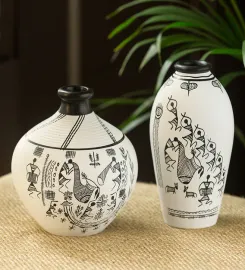 Urn (Set of 2) Terracotta Vase