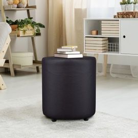Emica Leatherette Ottoman in Brown Color by HomeTown