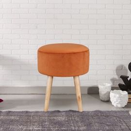 Glassgow Solid Wood Ottoman in Brown Colour by HomeTown