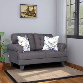 Casper Fabric Lounger in Grey Color by HomeTown