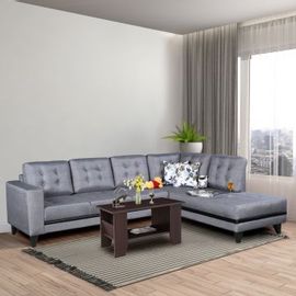 Garcia Fabric Lounger in Grey Color by HomeTown