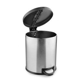 Living Essence Stainless steel Dustbin in Steel Colour by Living Essence