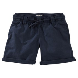 Spark Pull Up Shorts Text Print - Blue