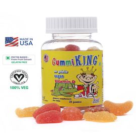 Gummiking Sunshine Vitamin D Gummy For Strong Immunity - 30 Gummies (Assorted)