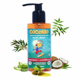 Cocomo Earth Shine Shampoo & Conditioner Bottle - 200 ml