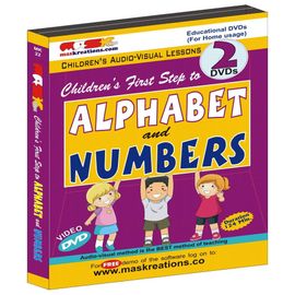 MAS Kreations First Step to Alphabet and Numbers - English