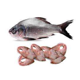 Katla Fish Curry Cut - With Head