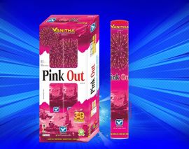 Pink out (2 pcs)(4 1/2 " Elite Fancy Double pipes)