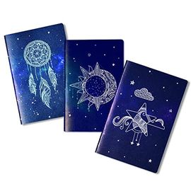 Doodle Beyond The Stars Soft Bound Set of 3  Diary 