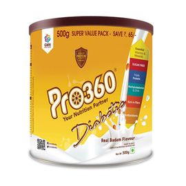 Pro360 Diabetic Care Powder - Real Badam Flavour 500 gm