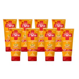 Niine Hand Sanitizer Gel - Turmeric & Neem (Pack of 8 x 100 ml)