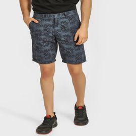 Floral Print Washed Shorts