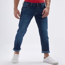 Mid Rise Solid Jeans