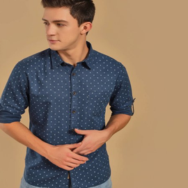 Printed Linen Cotton Shirt