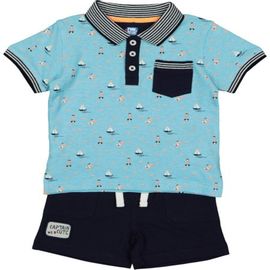 Cotton Polo neck Printed Coordinates