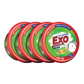 Exo Dishwash - Touch & Shine, Round, 700 g (Pack of 4)
