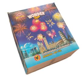 4 inch FANCY PIPE SETOUT B ( 20 SHOT MULTICOLOUR WITH CRACKLING )