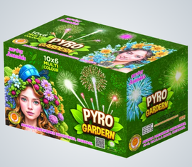 PYRO GARDEN E ( 10 X 6 MULTICOLOUR SHOT)