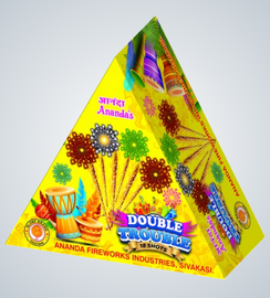 DOUBLE DECKER E (18 MULTICOLOUR SHOT & GLITTRING TAILS)