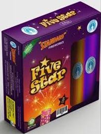 Five Star (Crackling & Shooting Stars) (5 Pcs)