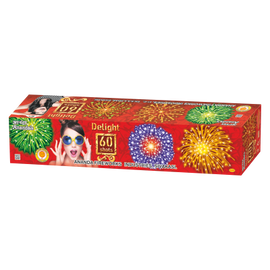 60 SHOT MULTICOLOUR WITH CRACKLING CAKES  E (1 Pcs)