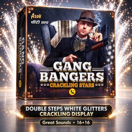 Asok GANG BANGERS (16 SHOTS CRACKLING Tails With Shots)