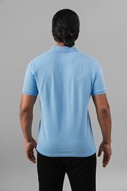 Classic Cotton Polo T-shirt - blue