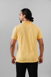 Classic Cotton Polo T-shirt - Yellow