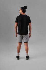 Polyester Crew neck T-Shirt -Black