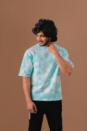 Green Acid Wash Oversized T-Shirt