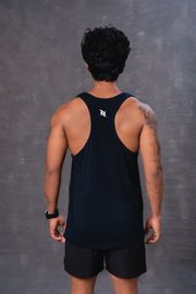 Cotton Men's vest -Black