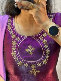 Space silk kurti  with dupatta
