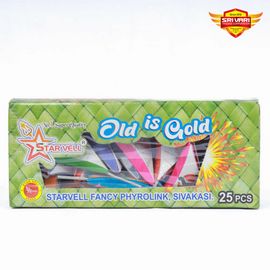OLD IS GOLD COLOUR PAPER BOMB (25 PCS)