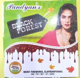 Black Forest Silver Crackling (1 Pcs)